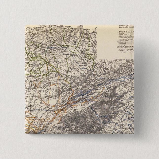 US Military 15 Cm Square Badge (Front)