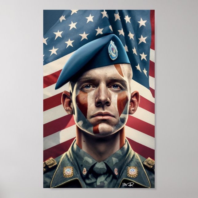 US Military for Veteran's Day Celebration 2023 Poster (Front)