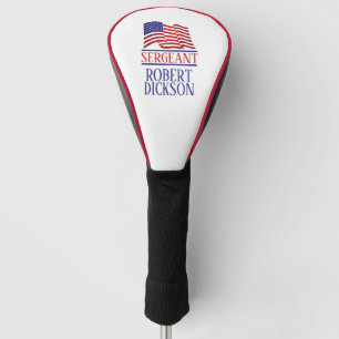 US Military Personalised Golf Head Cover
