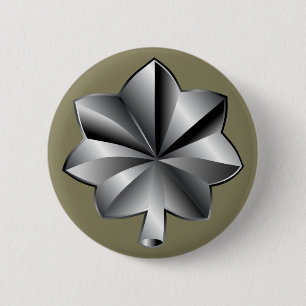 US Military Rank - Lieutenant Colonel 6 Cm Round Badge