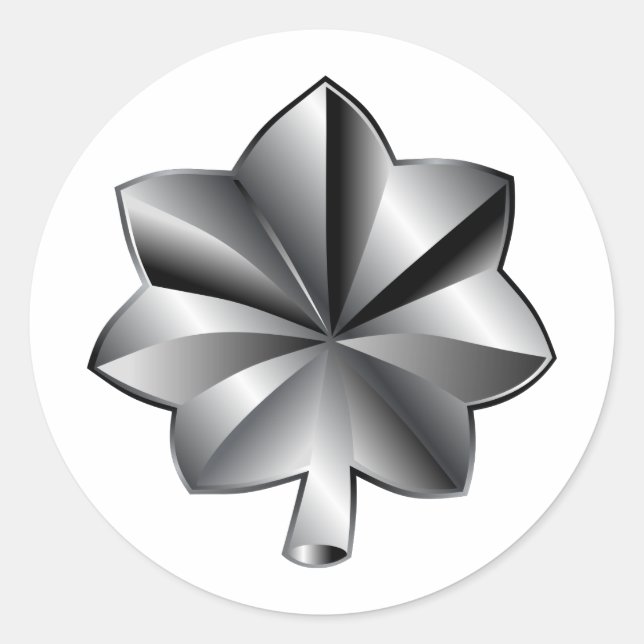 US Military Rank - Lieutenant Colonel Classic Round Sticker (Front)