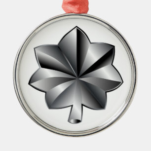 US Military Rank - Lieutenant Colonel Metal Tree Decoration