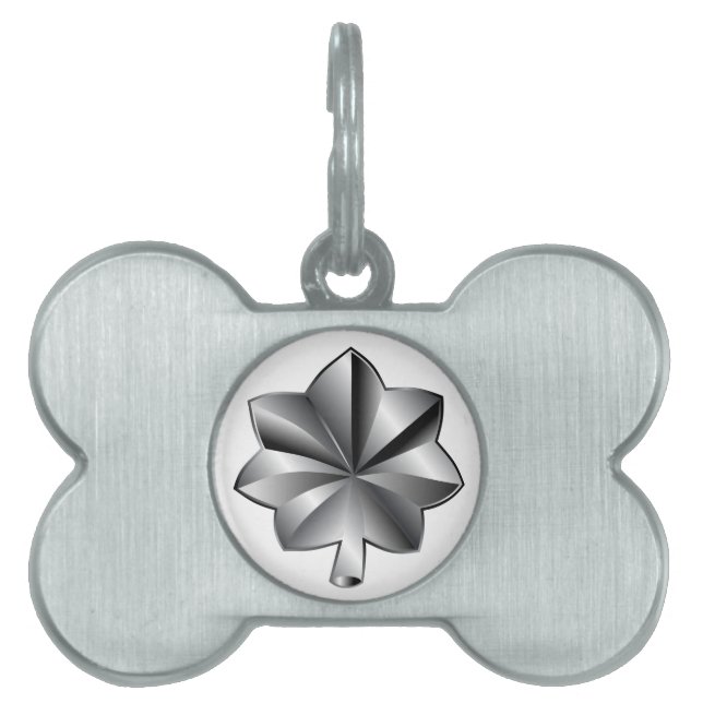 US Military Rank - Lieutenant Colonel Pet ID Tag (Front)