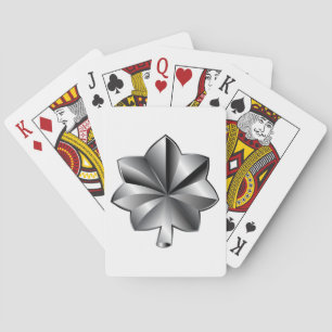 US Military Rank - Lieutenant Colonel Playing Cards