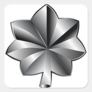 US Military Rank - Lieutenant Colonel Square Sticker