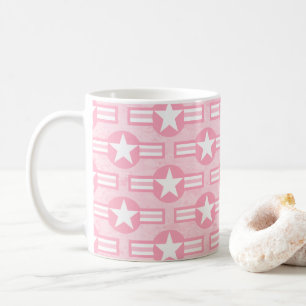 US MILITARY ROUNDEL - Pink Camo Coffee Mug