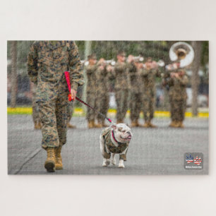 US MILITARY SERVICE DOG (20x30 inch) Jigsaw Puzzle
