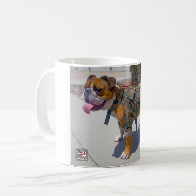 US MILITARY SERVICE DOG COFFEE MUG (Front Left)