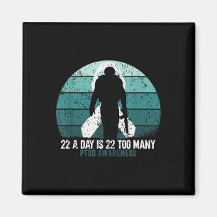 Us Military Veterans Suicide Awareness Ptsd Awaren Magnet