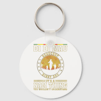 Us Military Vietnam War Vets Gift Di Di Mau Dinky  Key Ring