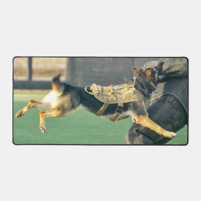 US MILITARY WORKING DOG DESK MAT (Front)