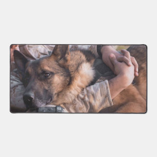 US MILITARY WORKING DOG DESK MAT