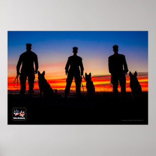 US MILITARY WORKING DOGS POSTER