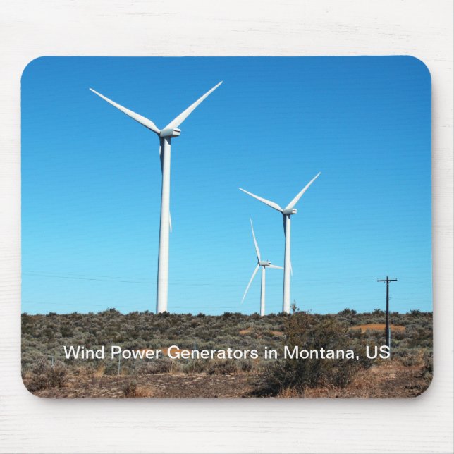 US Montana Windmills Mouse Mat (Front)