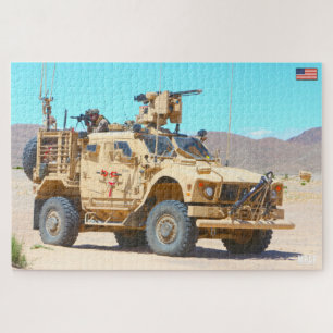 US MRAP VEHICLE (20x30 inch) Jigsaw Puzzle
