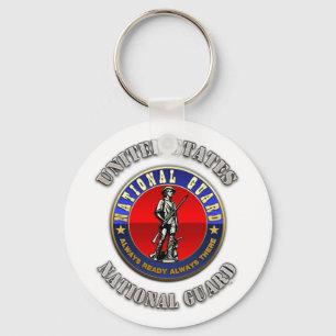 US National Guard Key Ring