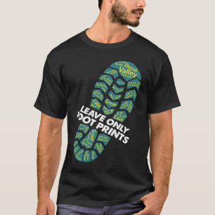 US National Parks Footprint for USA Fans T-Shirt