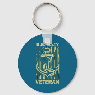 Us naval veteran flag camouflage american patrioti key ring