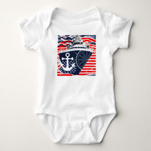 US Navy Baby Bodysuit