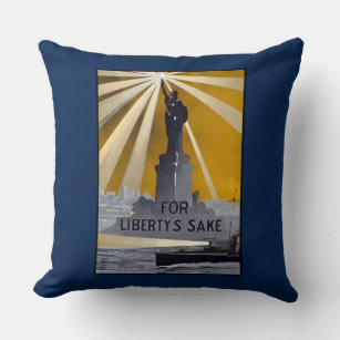US Navy Defence of American Liberty & Freedom Cushion