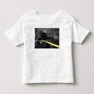 US Navy Diver gets ready to start his dive Toddler T-Shirt