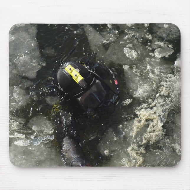 US Navy Diver Mouse Mat (Front)