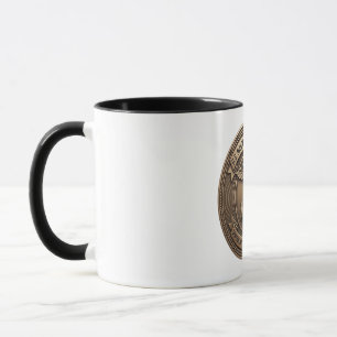 US Navy Hospital Corpsman Bronze Medallion Style T Mug