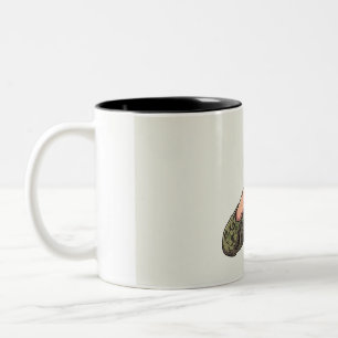 US Navy Hospital Corpsman Cartoon Illustration Two Two-Tone Coffee Mug