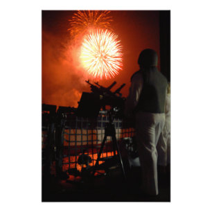 US Navy Independence fireworks worldwide Photo Print