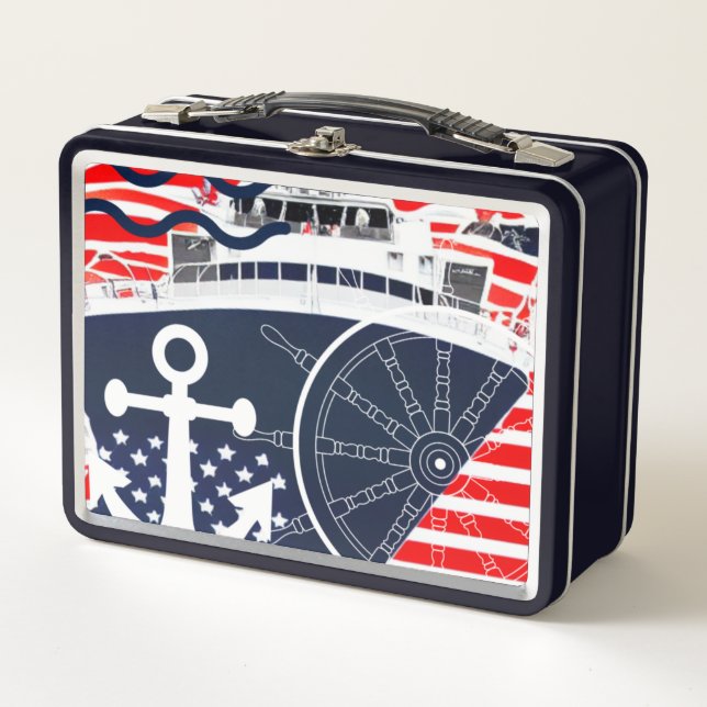 US Navy Metal Lunch Box (Front)
