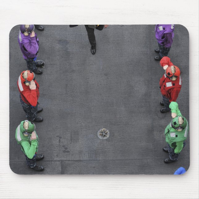 US Navy rainbow sideboys Mouse Mat (Front)