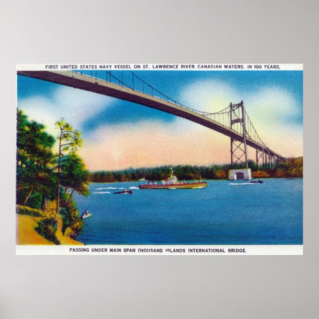 US Navy Vessel Poster (Front)