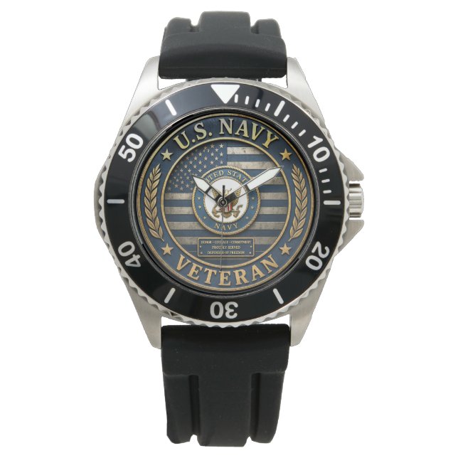 US Navy Veteran Watch (Front)