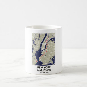 US New York marathon travel  Coffee Mug