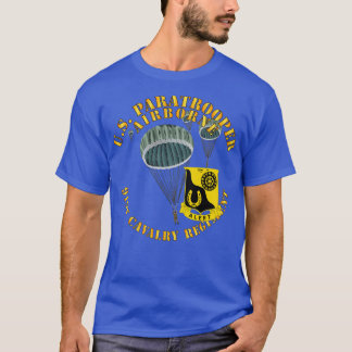 US Paratrooper 91st Cavalry Regiment X T-Shirt