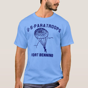 US Paratroops Paratroopers Fort Benning WWII T-Shirt