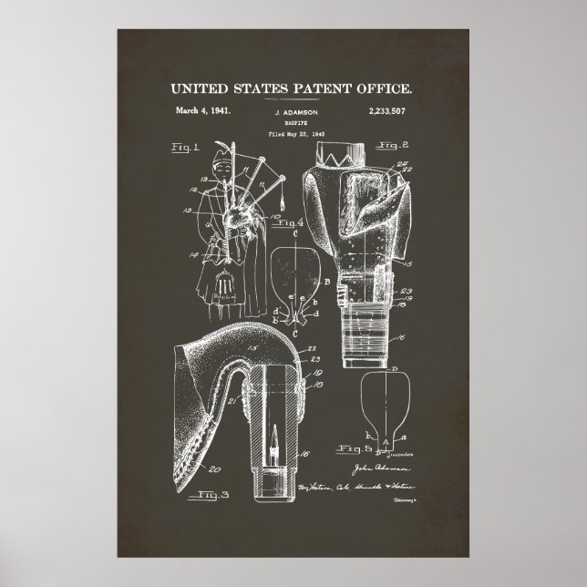 US Patent - Bagpipes Poster (Front)
