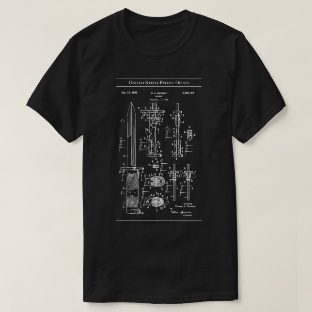 US Patent Bayonet T-Shirt (Design Front)