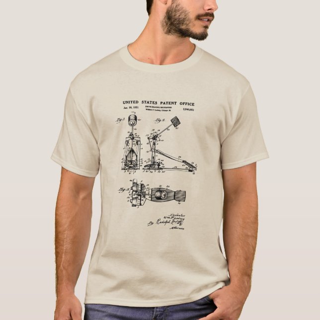 US Patent - Drum Pedal T-Shirt (Front)