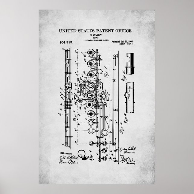 US Patent - Flute Poster (Front)