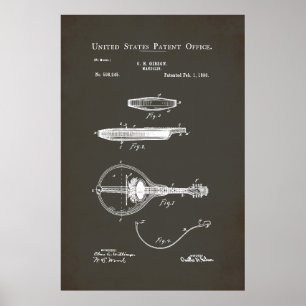 US Patent - Mandolin Poster