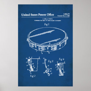 US Patent - Tambourine Poster