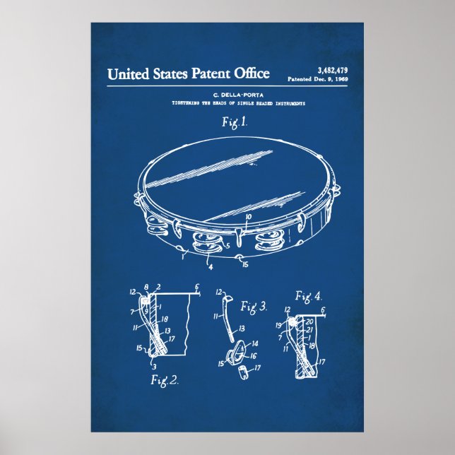 US Patent - Tambourine Poster (Front)