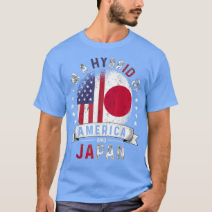 US Patriot Japan Flag American Japanese Grown T-Shirt