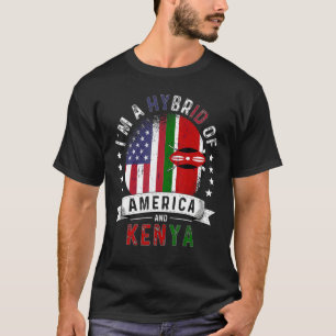 US Patriot Kenya Flag American Kenyan Grown T-Shirt