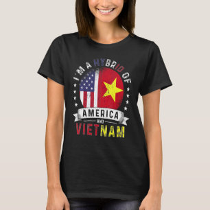 US Patriot Vietnam Flag American Vietnamese Grown T-Shirt