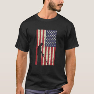 US Patriotic Metal Detector Relic Hunting Metal T-Shirt