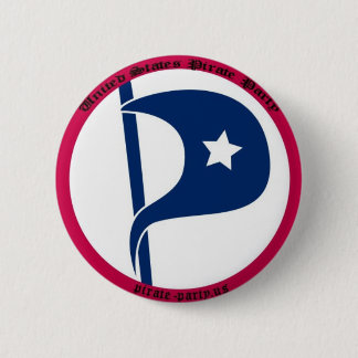 US Pirate Party 6 Cm Round Badge