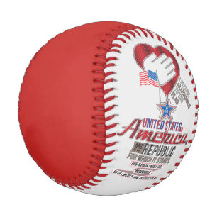 US Pledge of Allegiance Baseball