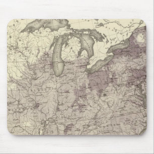 US Population 1850 Mouse Mat